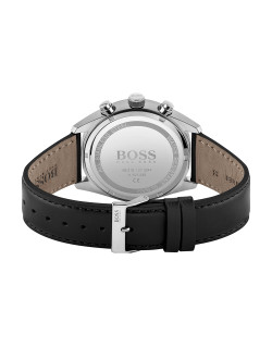 Montre BOSS Homme Bracelet Cuir Noir - 1513816