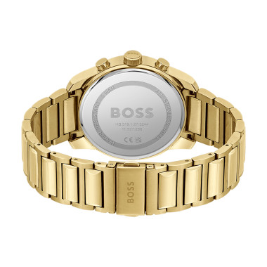 Montre BOSS Homme Bracelet Acier Or Jaune - 1514006