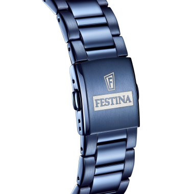 Montre CERAMIC - FESTINA Homme Bracelet Acier Bleu - F20576/1