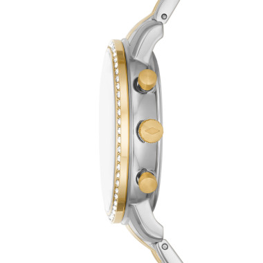 Montre FOSSIL Femme Bracelet Acier Bicolore Gris et Doré - ES5216