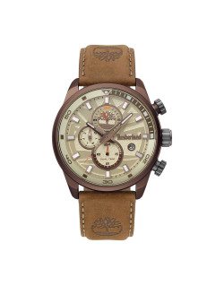 Montre HENNIKER II - TIMBERLAND Homme Bracelet Cuir Marron - 14816JLBN/07