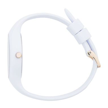 Montre ICE GLAM - ICE WATCH Femme Bracelet Silicone Blanc - 000981