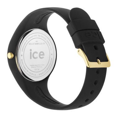 Montre ICE GLITTER - ICE WATCH Femme Bracelet Silicone Noir - 001349