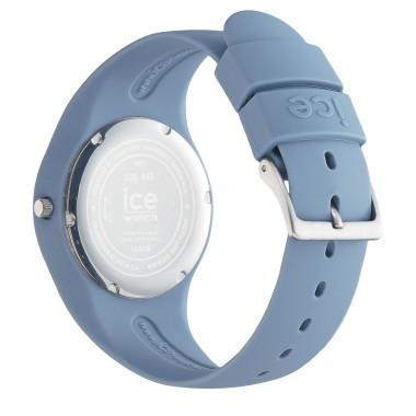Montre ICE GLAM BRUSHED - ICE WATCH Femme Bracelet Silicone Bleu - 020543
