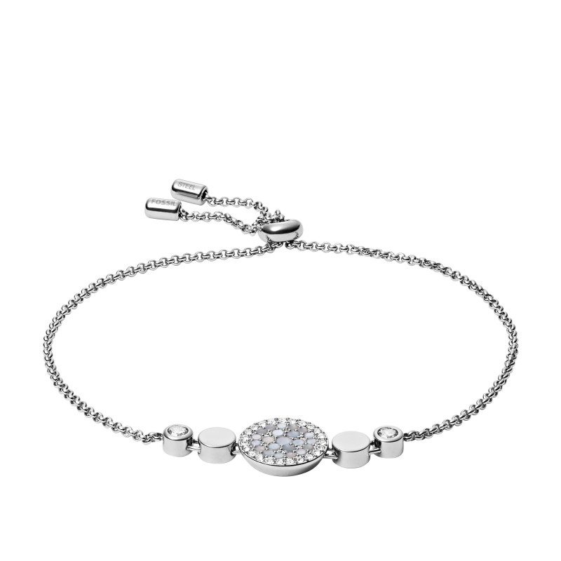 Bracelet FOSSIL Femme Acier Gris avec Nacre - JF03223040