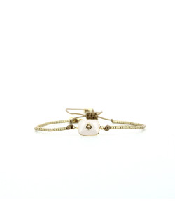 Bracelet tissé SOLEIL D'HIVER avec Perles de Miyuki  - BELLE MAIS PAS QUE - B-2073-SOLE