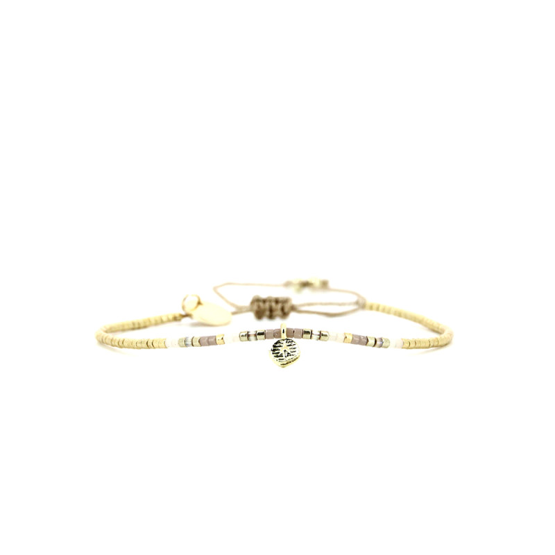 Bracelet tissé AMAZING GOLD avec Perles de Miyuki  - BELLE MAIS PAS QUE - B-1828-AMAZ