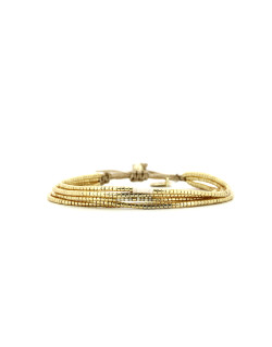 Bracelet tissé AMAZING GOLD avec Perles de Miyuki  - BELLE MAIS PAS QUE - B-2072-AMAZ