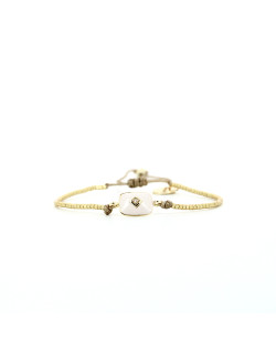 Bracelet tissé AMAZING GOLD avec Perles de Miyuki  - BELLE MAIS PAS QUE - B-2073-AMAZ