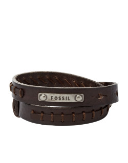 Bracelet FOSSIL Homme Cuir Marron - JF87354040