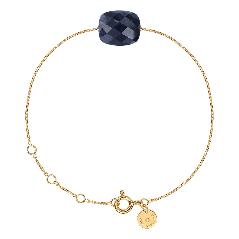 Bracelet FRIANDISE - MORGANNE BELLO Or 750/1000 Jaune Pietersite Bleue - 1012YA164