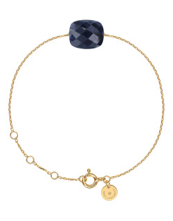 Bracelet FRIANDISE - MORGANNE BELLO Or 750/1000 Jaune Pietersite Bleue - 1012YA164