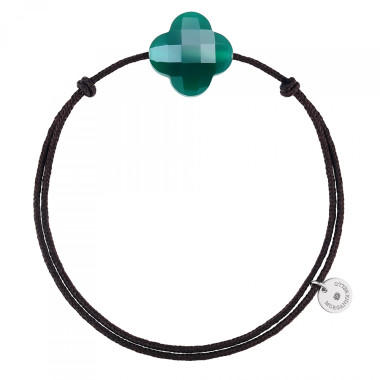 Bracelet FRIANDISE - MORGANNE BELLO Argent 925/1000 Agate Verte - 1015X07B185