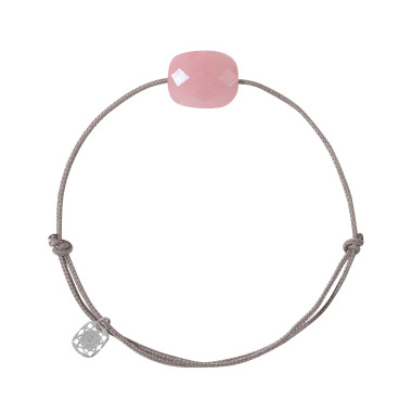 Bracelet FRIANDISE - MORGANNE BELLO Argent 925/1000 Guava Quartz Rose - 1015X47A145