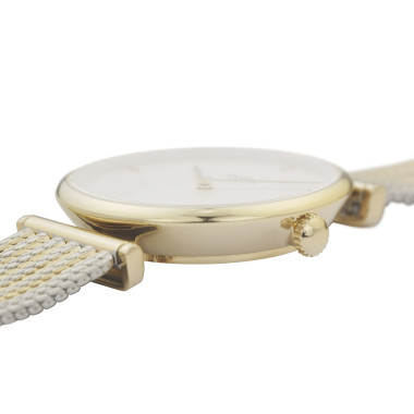 Montre TRIOMPHE - CLUSE Femme Bracelet Acier Or/Argent - CW0101208002