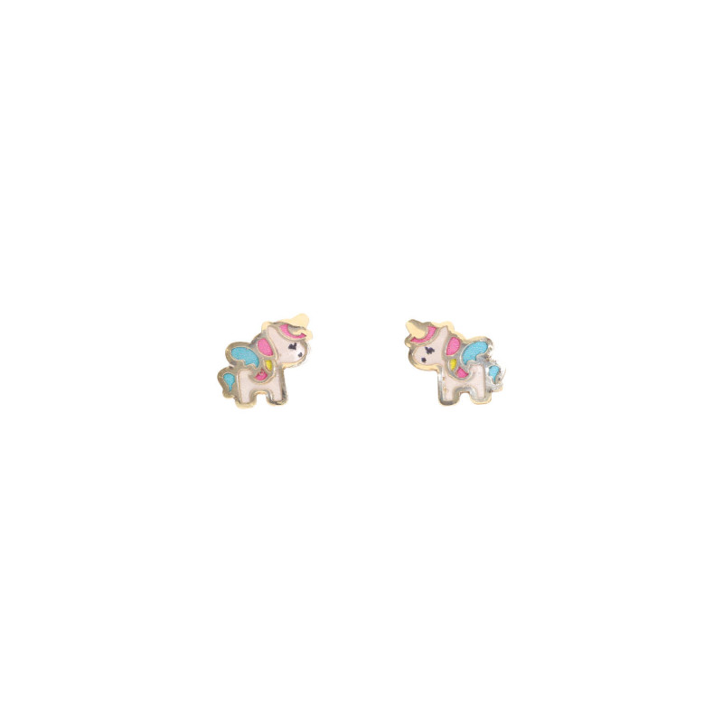 Boucles d'oreilles Licorne AÉLYS en Or 375/1000 - AE-B40004