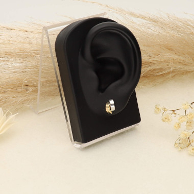 Boucles d'oreilles AÉLYS en Or 375/1000 Bicolore - AE-B40019