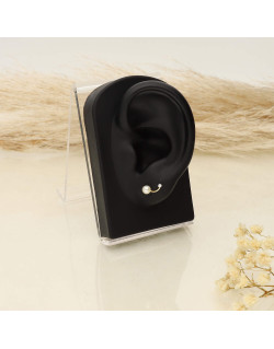 Boucles d'oreilles AÉLYS en Or 375/1000 et Perle - AE-B4PL0001