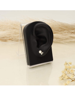 Boucles d'oreilles AÉLYS en Or 375/1000 et Perle - AE-B4PL0002