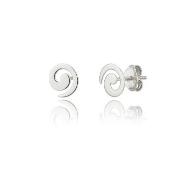 Boucles d'oreilles Spirale AÉLYS en Argent 925/1000 - AE-B60013