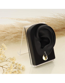 Boucles d'oreilles AÉLYS en Argent 925/1000 Bicolore - AE-B60187