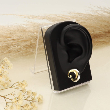 Boucles d'oreilles AÉLYS en Argent 925/1000 Bicolore - AE-B60188