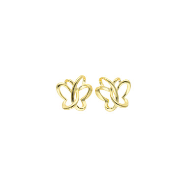 Boucles d'oreilles Papillon en AÉLYS en Argent 925/1000 Jaune - AE-B60189