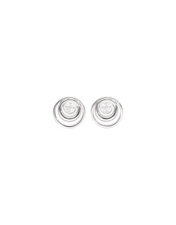 Boucles d'oreilles Plumes AÉLYS en Argent 925/1000 et Oxyde - AE-B6OZ0017