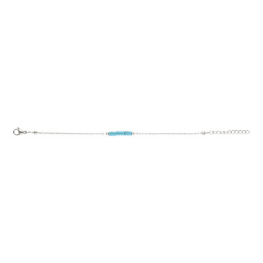 Bracelet ETIKA en Acier et Turquoise - AE-BR70073