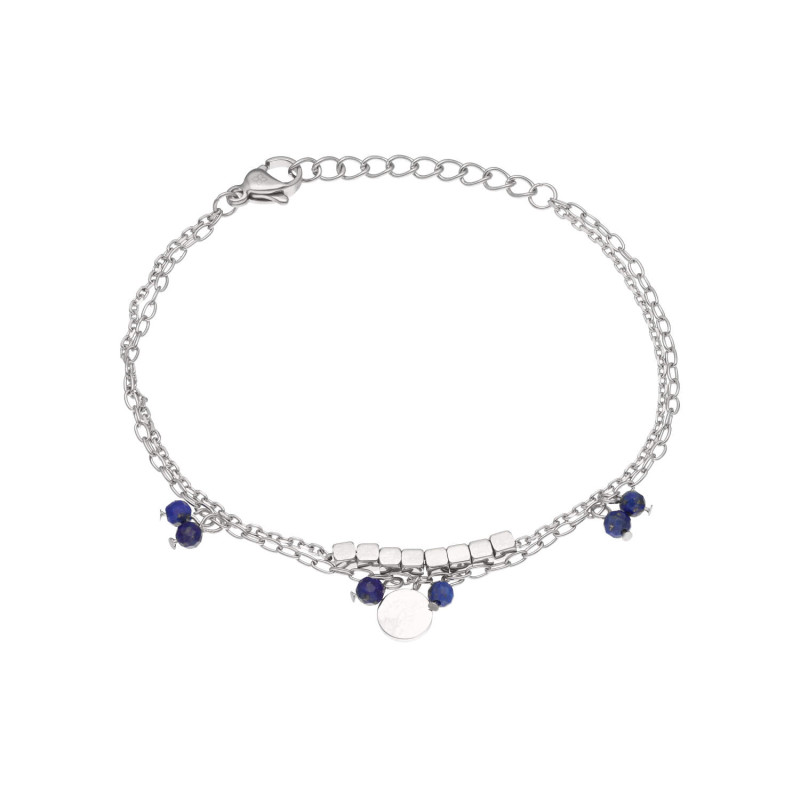 Bracelet ETIKA en Acier et Lapis-lazuli - AE-BR7LA0005