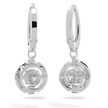 Boucles d'oreilles SPARKLING DANCE - SWAROVSKI en Métal Blanc - 5504652