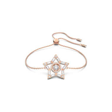 Bracelet Étoile STELLA - SWAROVSKI en Métal Doré Rose - 5617882