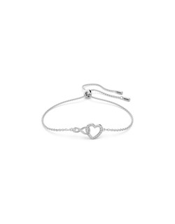 Bracelet Infini, Cœur - SWAROVSKI en Métal Blanc - 5524421