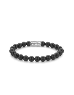 Bracelet REBEL AND ROSE Homme en Acier et Pierres Semi-Précieuses - Taille M - RR-80089-S-M