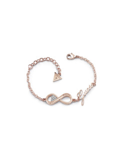 Bracelet Infini GUESS Femme en Acier Doré rose - UBB85066-S