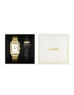 Coffret FLUETTE et Bracelet - CLUSE en Acier Doré - CG11501