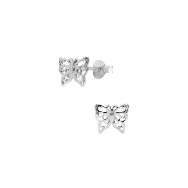 Boucles d'oreilles Papillon AÉLYS en Argent 925/1000 - AE-B60118