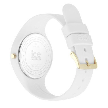 Montre ICE GLAM - ICE WATCH Femme Bracelet Silicone Blanc - 014759