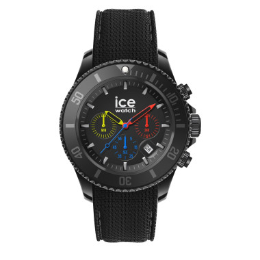 Montre ICE CHRONO - ICE WATCH Homme Bracelet Silicone Noir - 019842