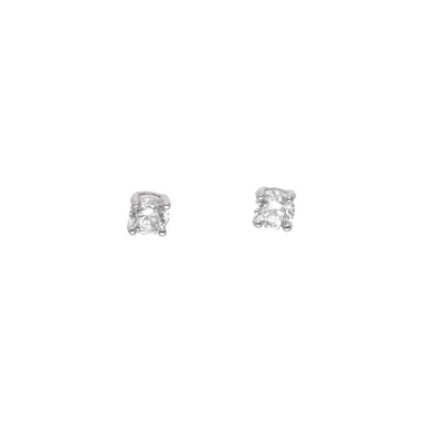 Boucles d'oreilles AÉLYS en Argent 925/1000 et Oxyde de zirconium - AE-B6OZ0160