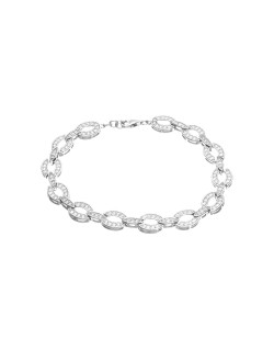 Bracelet AÉLYS en Argent 925/1000 et Oxyde de zirconium - AE-BR6OZ0098