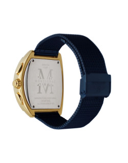 Montre MONTIGNAC Homme Bracelet Acier Milanais Bleu - MOW705