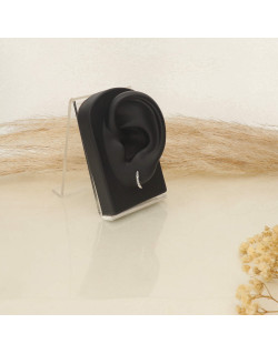 Boucles d'oreilles Demi-Créoles AÉLYS en Argent 925/1000  - AE-B60152