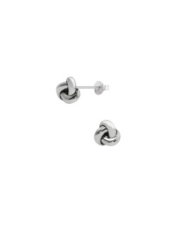 Boucles d'oreilles Noeud AÉLYS en Argent 925/1000 - AE-B60165