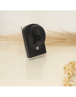 Boucles d'oreilles Coeur AÉLYS en Argent 925/1000  - AE-B60174