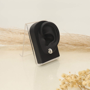 Boucles d'oreilles AÉLYS en Or 750/1000 Blanc  - AE-B30001