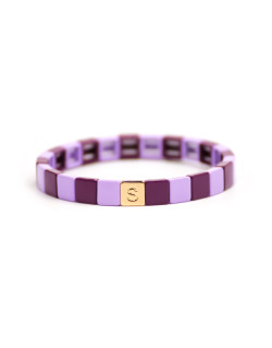 Bracelet ARCHI - SIMONE A BORDEAUX Carré Violet