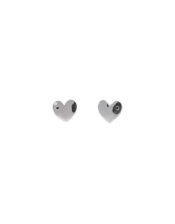 Boucles d'oreilles AÉLYS en Argent 925/1000 et Oxyde Noir et Blanc -  AE-B6OZ0046