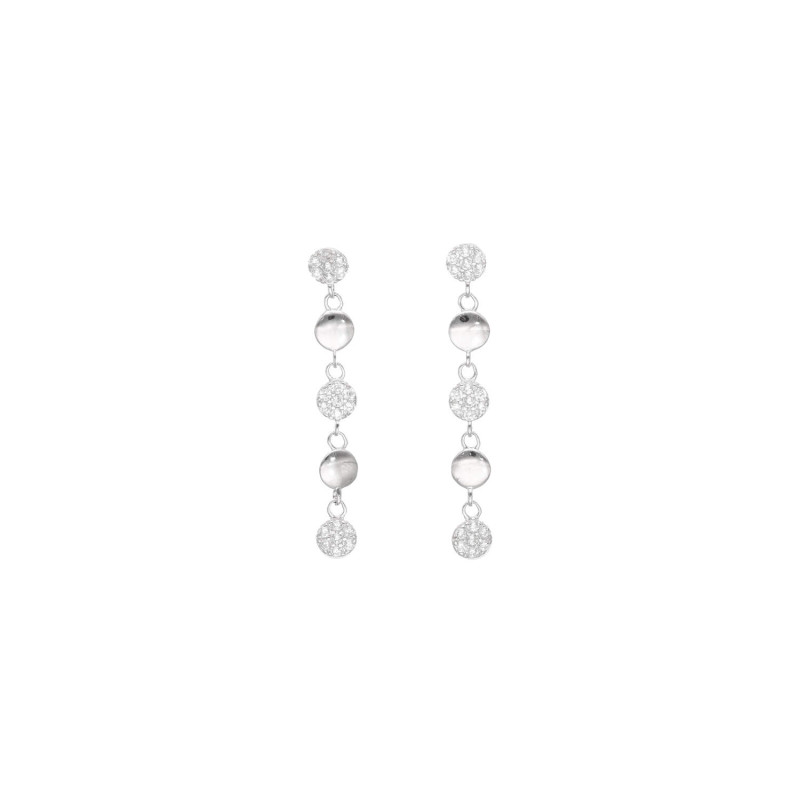 Boucles d'oreilles AÉLYS en Argent 925/1000 et Oxyde Blanc - AE-B6OZ0199