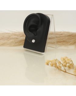 Boucles d'oreilles AÉLYS en Or 375/1000 et Oxyde Blanc - AE-B4OZ0034